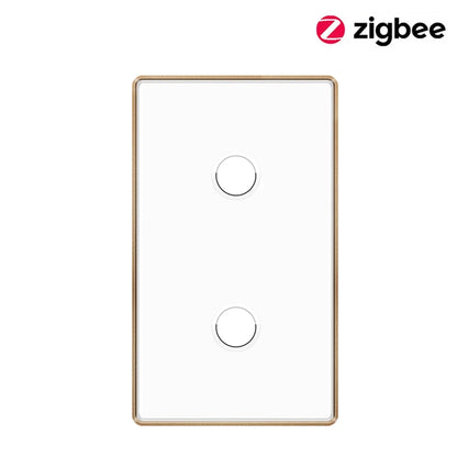 Tuya ZigBee Smart Touch Light Switch (1/2/3/4 Gang) – Aluminum Alloy Wall Switch with Neutral Wire, Smart Life App, Alexa & Google Home Control