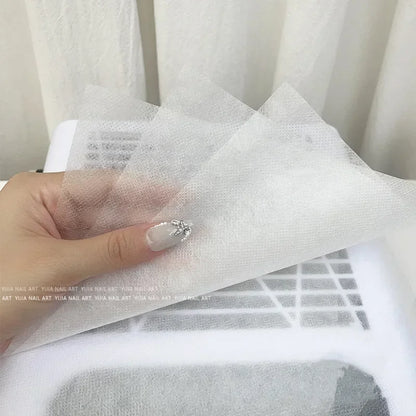 Nail Vacuum Filter Paper - Ultra-Thin Non-Woven Cotton Dust Collector Filters for Nail Dust Cleaners