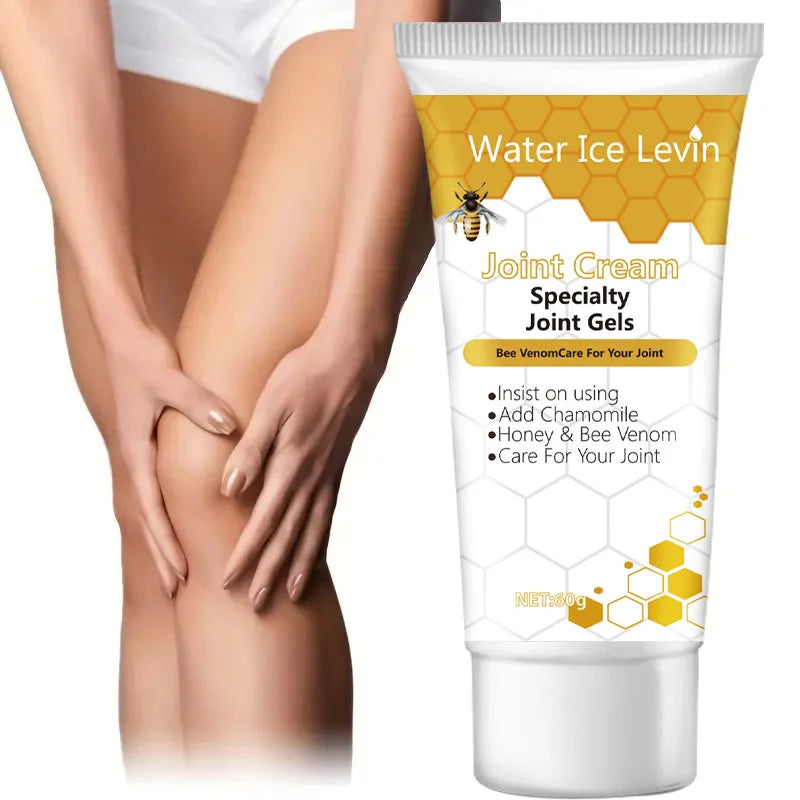 Bee Venom Joint Cream - Hypoallergenic Soothing Moisturizing Lotion with Light Fragrance for All Skin Types