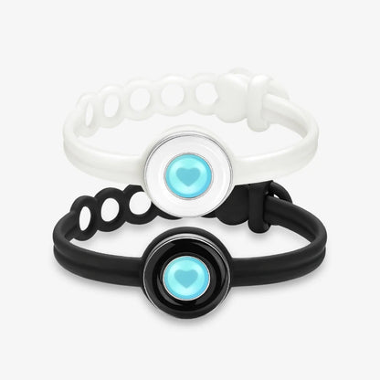 TOTWOO Candy Collection Long Distance Touch Bracelets – Colorful Vibration & Light-Up Bands, Gifts for Girlfriend, Pairing Jewelry
