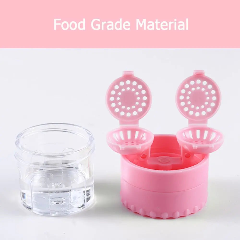 Manually Rotating Contact Lens Cleaner Case Portable Plastic Lens Storage Holder Cleaning Container Travel Accessory Tool