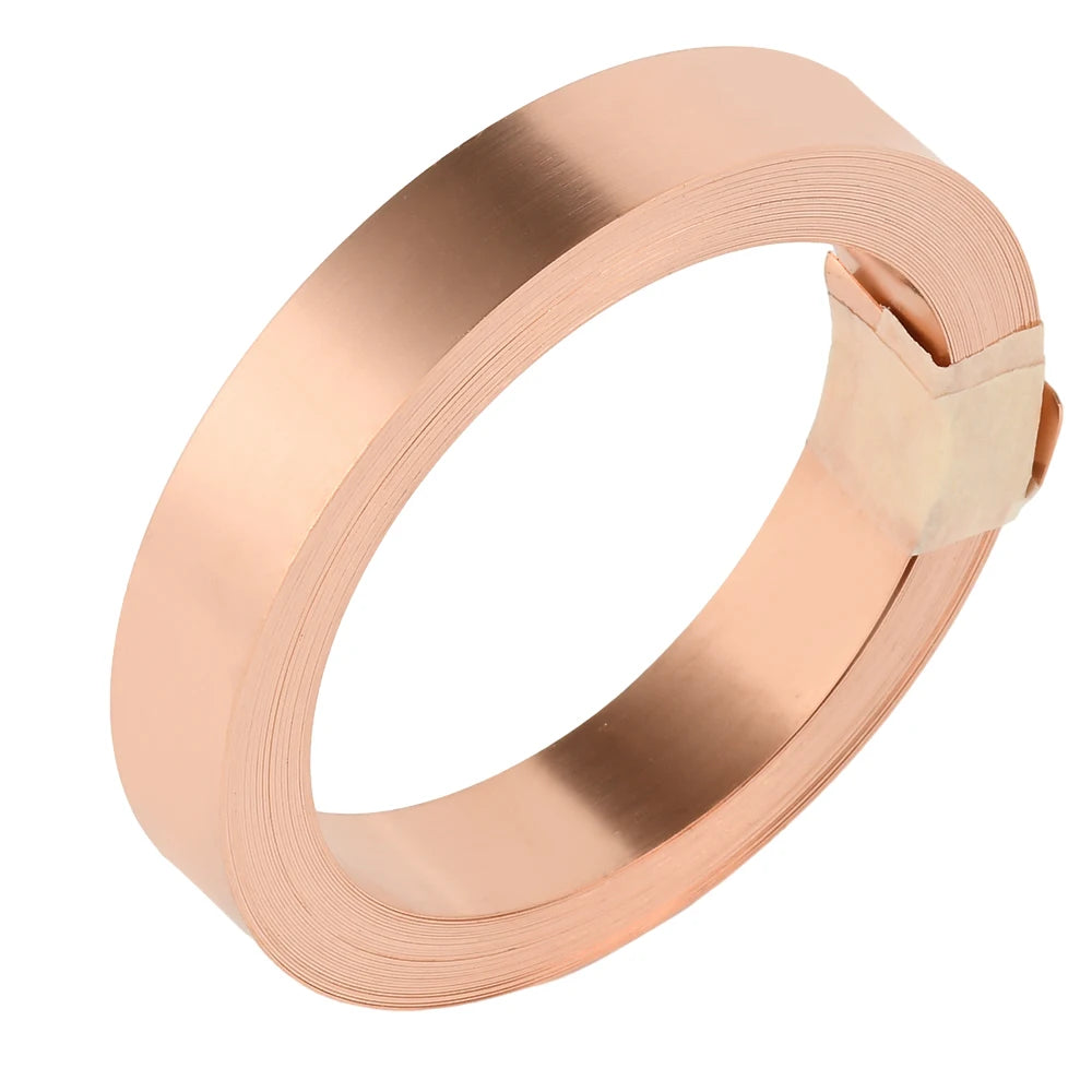 5M T2 Pure Copper & Nickel Strip — 0.15mm/0.2mm Nickel-Plated Copper Belt for 18650, 26650, 21700 Lithium Battery Pack Spot Welding