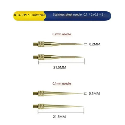 MECHANIC RP4 Ultra-Thin Multimeter Test Leads – Replaceable Pen Tip Cables for Digital & Analog Multimeters