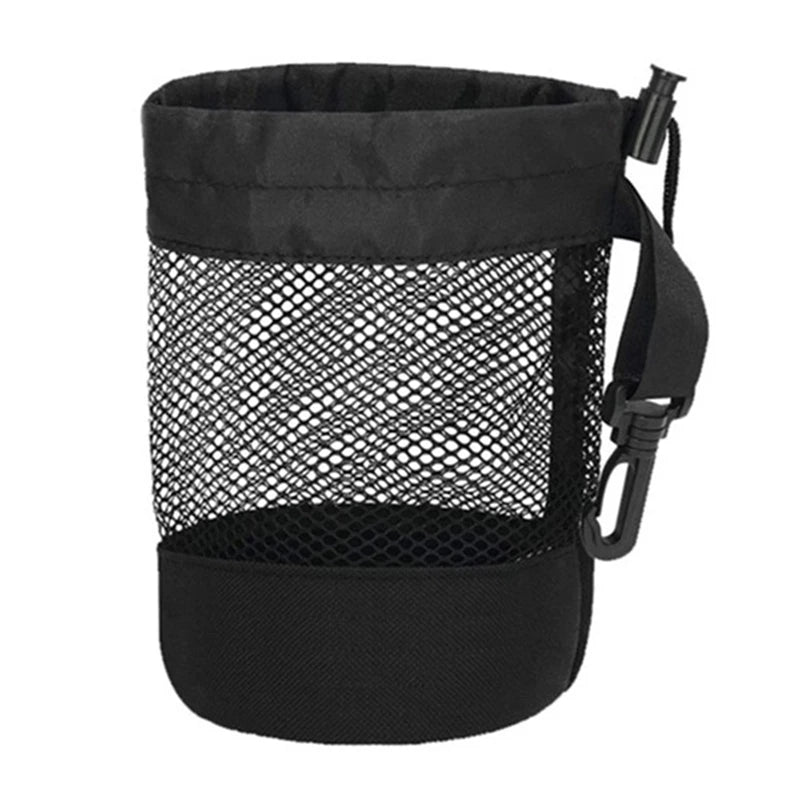 Multipurpose Golf Ball Organizer – 20 Ball Drawstring Pouch, Portable Nylon Mesh Holder for Fitness & Sports