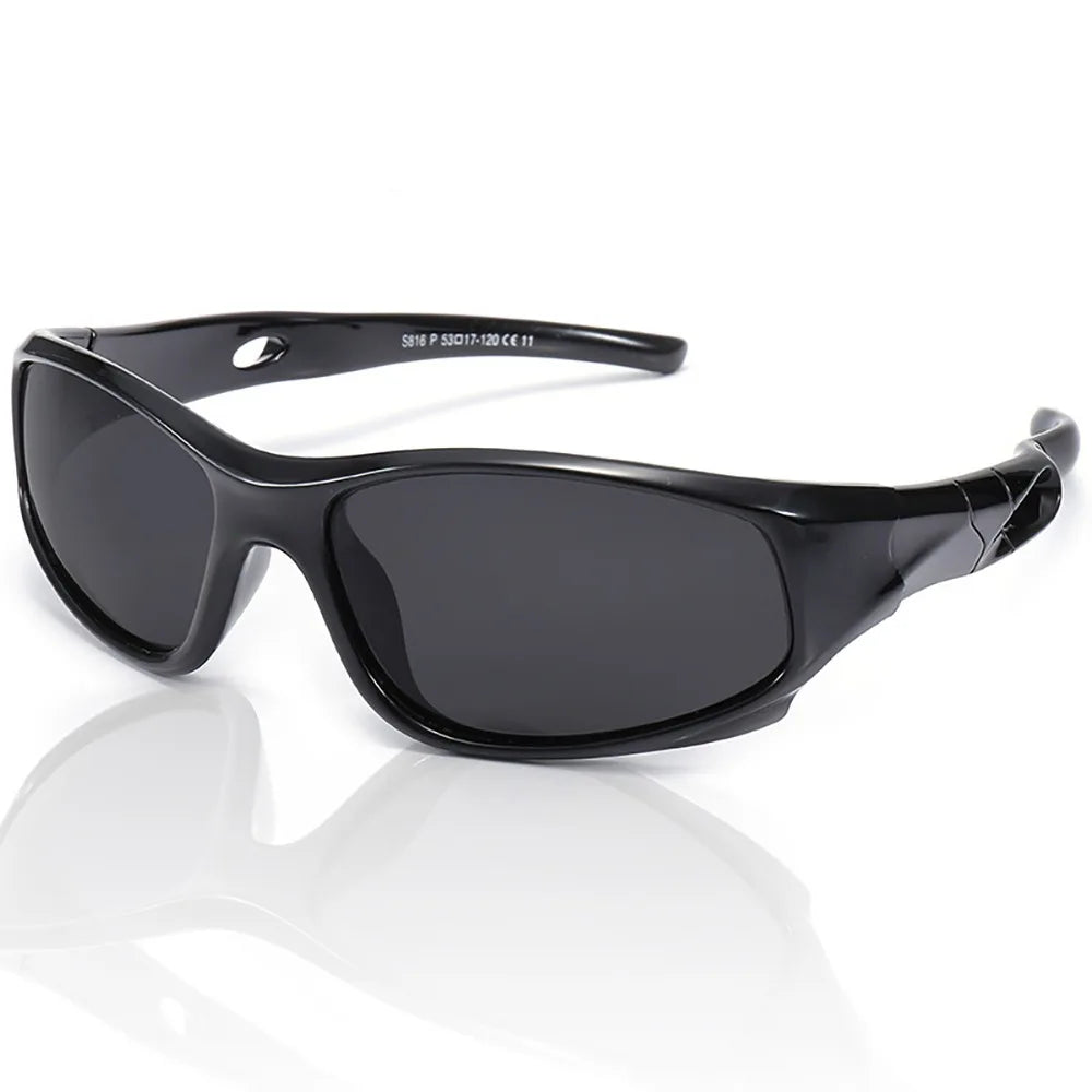Kids Polarized Sunglasses - Silicone Sports Eyewear with UV400 and Anti-Reflective Protection for Boys and Girls