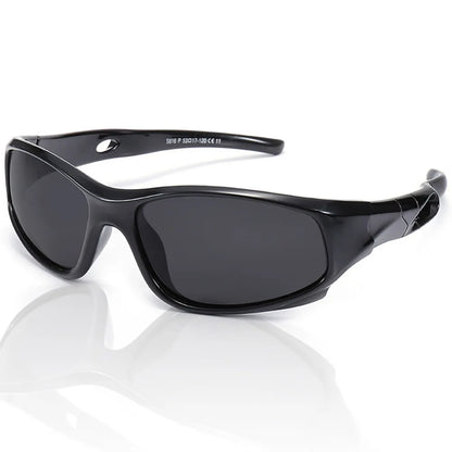 Kids Polarized Sunglasses - Silicone Sports Eyewear with UV400 and Anti-Reflective Protection for Boys and Girls