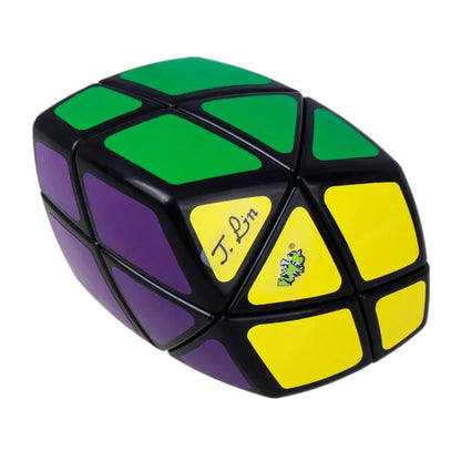 LanLan John Lin Curvy Rhombic Magic Cube - Professional Rotating Puzzle Toy for Birthday & Christmas Gifts