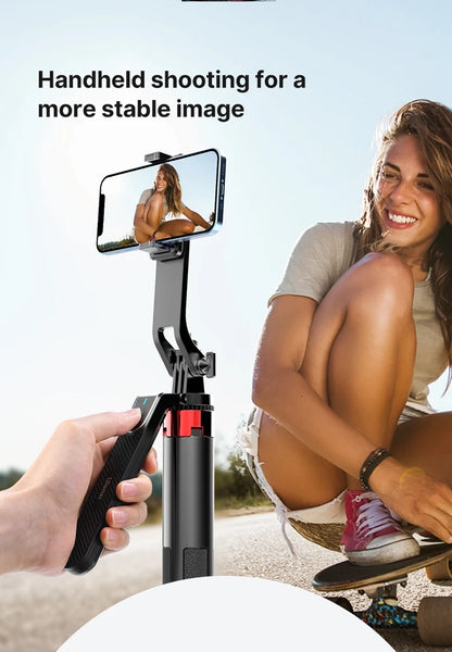 Ulanzi MA09 1.8m Selfie Stick Tripod – Remote Control Tripod for iPhone 16-13 Pro Max & Android with Panoramic Ball Head Holder