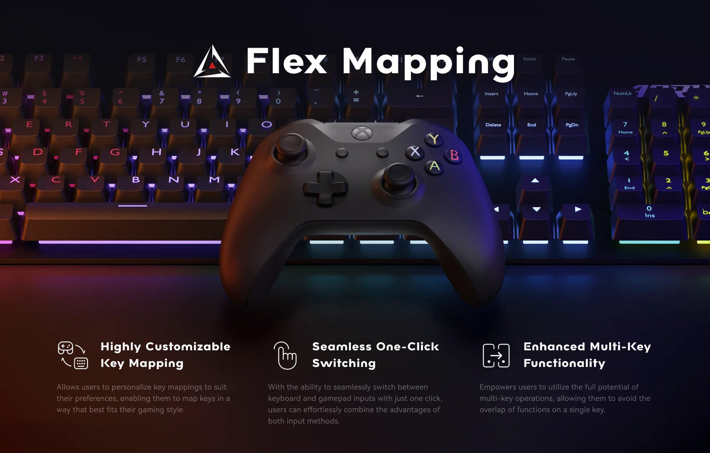 Aimzenix STRIKER PRO AX300 K&M Game Adapter – Multi-Platform Support for PS4, PS3, Xbox, Nintendo Switch with 3.5mm Headphones