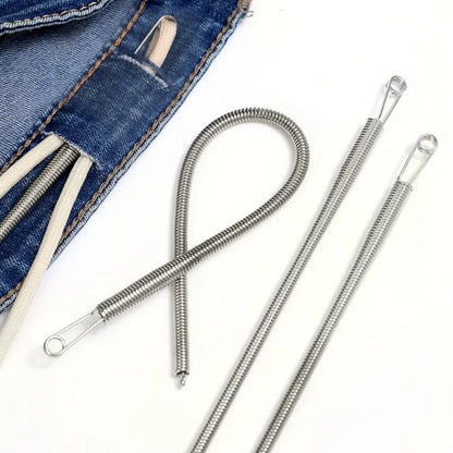 10/1PCS Rope & Drawstring Threader Tool — Bendable Spring Clip for DIY Sewing & Multi-Functional Accessories