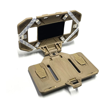 Tactical MOLLE Phone Holder – Folding Navigation Board for Airsoft, Hunting Vest & Cellphone Gear