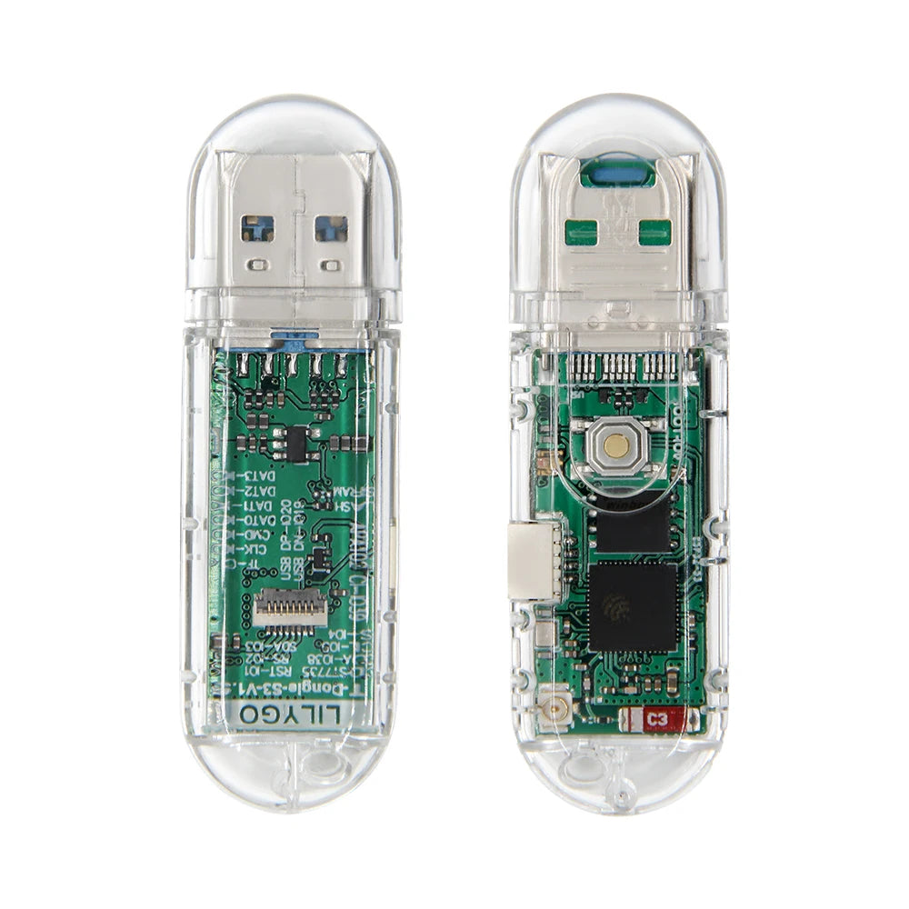 LILYGO® T-Dongle-S3 ESP32-S3 Development Board – 0.96" ST7735 LCD Display with WiFi, Bluetooth & TF Card Support