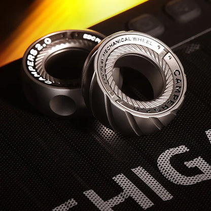 SPYSTAR Mechanic Ring Fidget Spinner – Magnetic Ratchet Gyro Metal Fingertip Stress Relief Toy for Office & EDC
