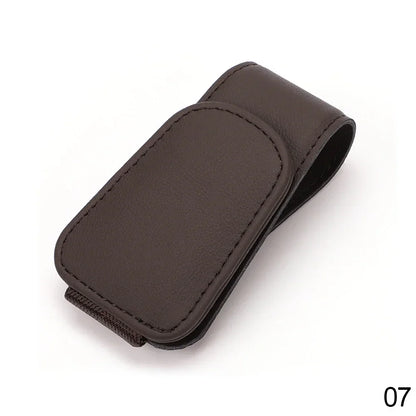 Universal Car Sun Visor Organizer Clip – Sunglasses Holder, Card & Pen Storage Auto Accessory