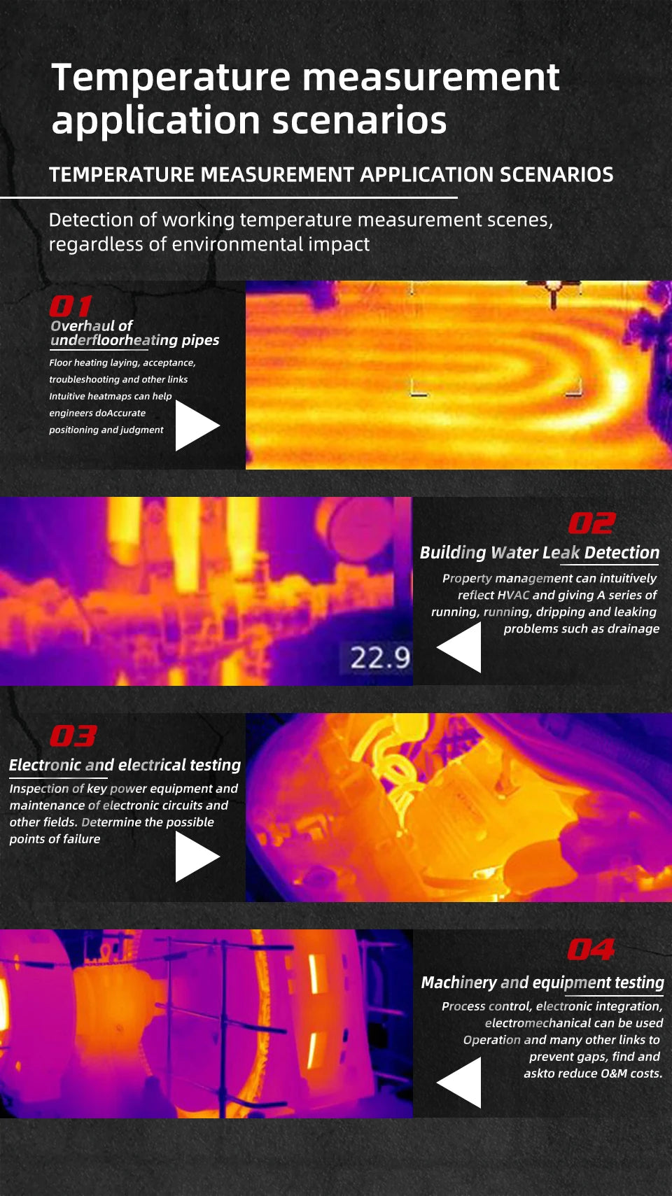 New Style Thermal Imaging Camera – 240x240 Infrared Temperature Meter for PCB Repair & Industrial Pipeline Detection
