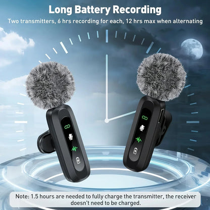 Xiaomi Wireless Lavalier Microphone – Portable Mini Mic for Audio, Video Recording & Livestreaming on iPhone & Android