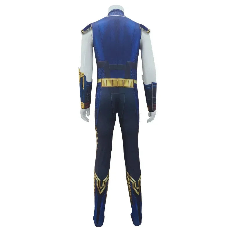 Thor: Love and Thunder Costume – Adult & Kids Fantasia Halloween Anime Superhero Jumpsuit with Cape for Birthday & Party