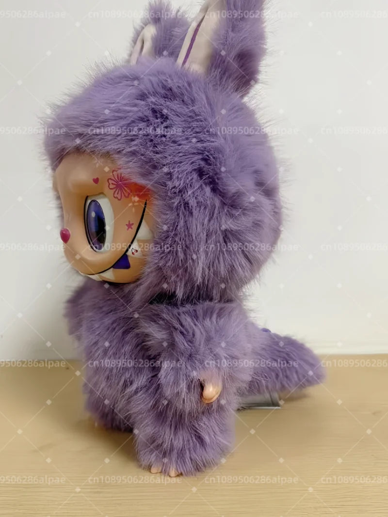 38cm Labubu Zimomo Angel Vinyl Figure – Creative DIY Monster Pendant Toy Gift