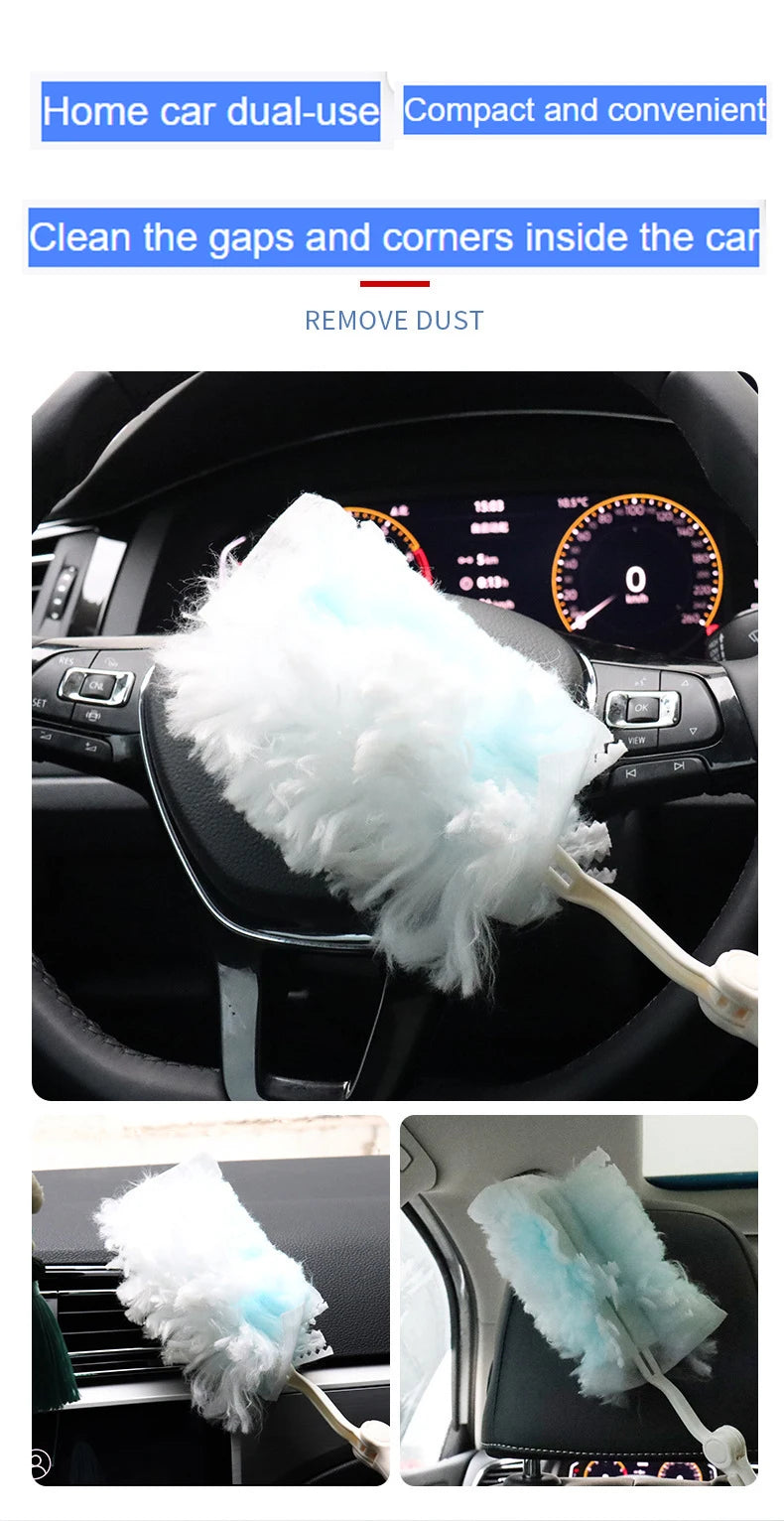 10 Count Disposable Duster Refills – Compatible with Swiffer Duster for Efficient Cleaning