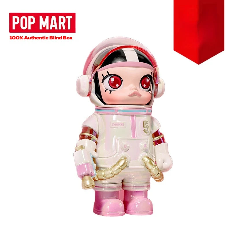 Popmart Mega Space Molly 100% Anniversary Series — 4th Gen Blind Box Collectible Action Figure Toy, Mystery Gift Model