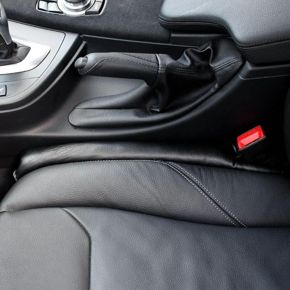 Car Seat Gap Filler – Soft Leather Padding, Universal Car Spacer Plug, Interior Organizer for Styling & Leak Prevention