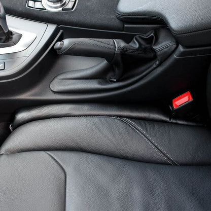 Car Seat Gap Filler – Soft Leather Padding, Universal Car Spacer Plug, Interior Organizer for Styling & Leak Prevention