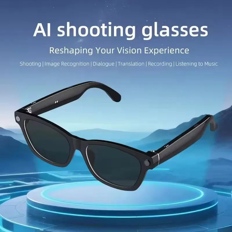 Lenovo AI Smart Glasses - 8MP HD Camera 4K Video Recording AI Translation Bluetooth Music & Smart Sunglasses 2026