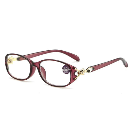 Women's Fox Anti-Blue Light Reading Glasses – Fashion Presbyopic Eyewear +1.0 to +4.0 Computer Prescription Glasses