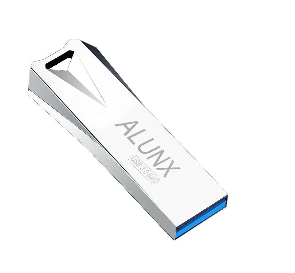 ALUNX USB 3.0 Flash Drive – 4GB to 128GB Memory Stick, Metal USB Pen Drive for Data Storage