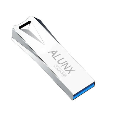 ALUNX USB 3.0 Flash Drive – 4GB to 128GB Memory Stick, Metal USB Pen Drive for Data Storage