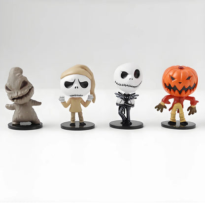 8pcs The Nightmare Before Christmas Action Figures — Sally & Jack Skellington Vinyl Figurines, Halloween & Christmas Collectible Toys