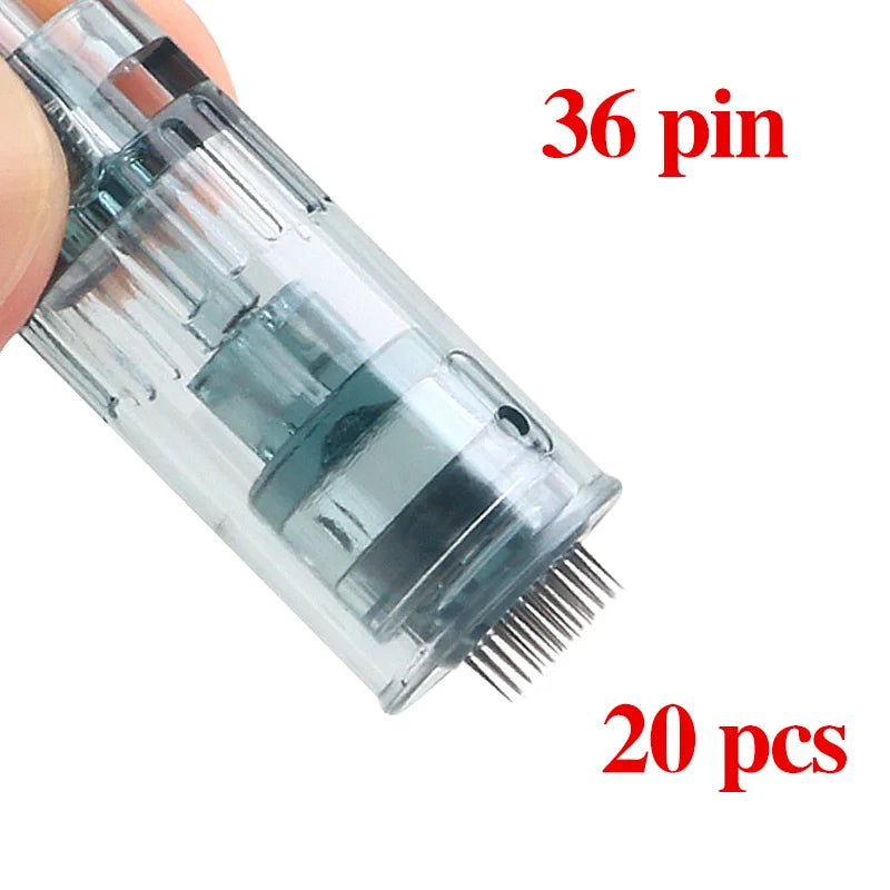 M8 Dr Pen Cartridge Needles – Bayonet Micro Replacement Tips for Derma Microneedling Pen 11/16/36/42 Pin 3D/5D Skin Care Treatment Needles