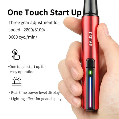 DSPIAE ES-A Reciprocating Sander – Electric Grinding Pen for DIY Plastic & Military Model Sanding, Craft Tool