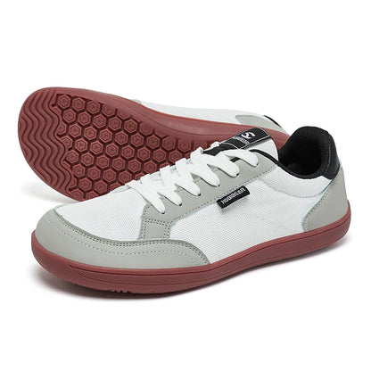 HOBIBEAR Barefoot Minimalist Shoes – Wide Toe Lace-Up Zero Drop Lightweight Sneakers for Men & Women