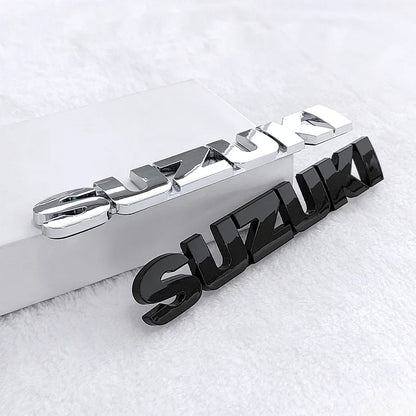 3D ABS Car Rear Badge Sticker – Emblem Decoration for Suzuki Swift, Sport, Jimny, Grand Vitara, Alto, SX4, Alivio & Samurai