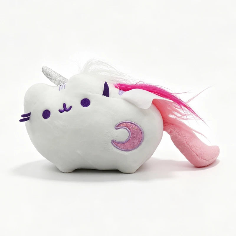 Pusheen Cat Figure and Charm - Cute Desk Accessories, Fluffy Cushion Decor, and Birthday Gifts for Pusheen Fans