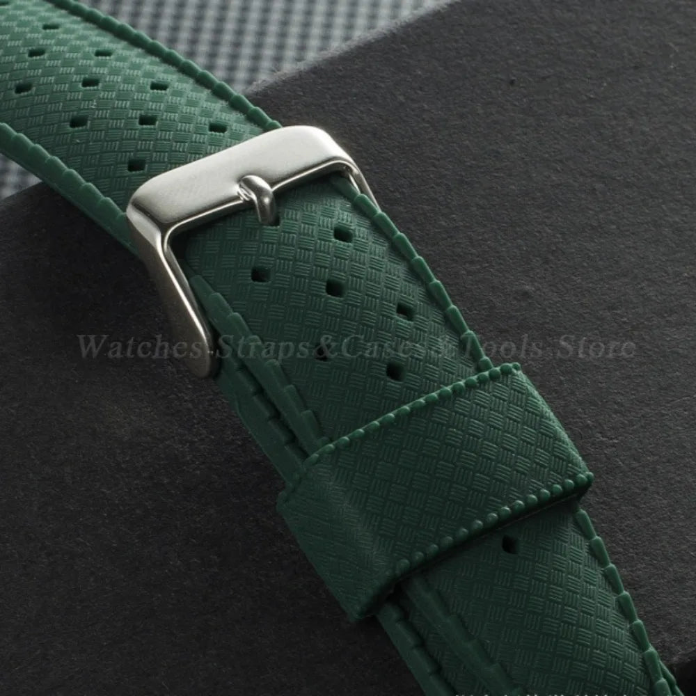 Premium Tropic Silicone Watch Strap – 20mm & 22mm Quick Release Waterproof Rubber Bracelet for Seiko, Oris & Omega