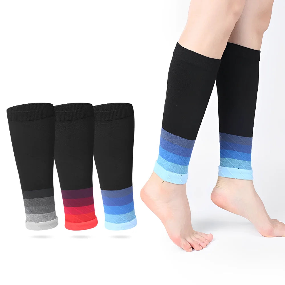 Calf Compression Sleeves - 20-30mmHg Running Leg Sleeves for Shin Splints, Varicose Veins & Fatigue Relief for Men & Women