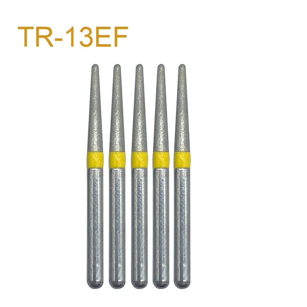 5pcs FG Dia 1.6mm Dental Drills – High-Speed Handpiece Diamond Burs for Teeth Whitening
