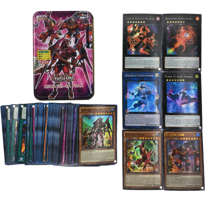 Yu-Gi-Oh! Kaiba Pack 3 Card Deck - English TCG Holographic Blue-Eyes White Dragon Cards with Tin Box