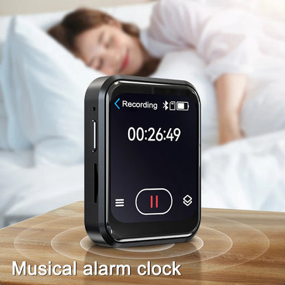 MP3 Music Player with Bluetooth 5.4 - HiFi MP4 Walkman, Full Touch Screen, Built-in Speaker, Recorder, Camera, FM & E-book