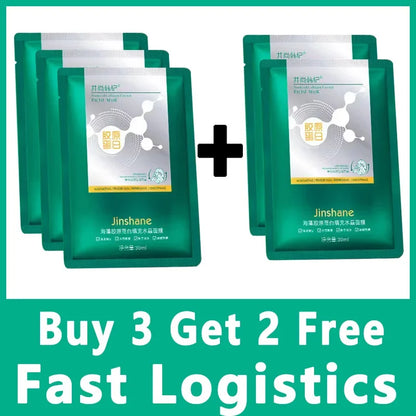TikTok Hot Sale Seaweed Collagen Crystal Mask – Replenishing Fruit Jelly Skin Care, Transparent Masque