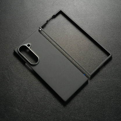 Real Aramid Carbon Fiber Magnetic Case for Samsung Galaxy Z Fold 6 – Magsafe Compatible 1500D 600D Fiber Cover