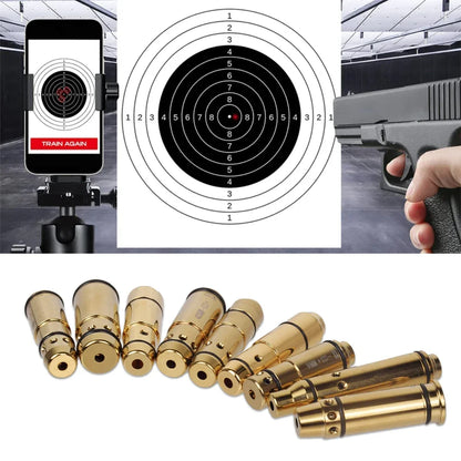 Red Dot Laser Training Bullet Switch Cover — Cartridge Boresighter for .223Rem, .380ACP, .40S&W, 9x19mm Taurus G2C Trainer