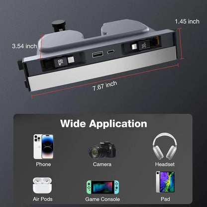 Tesla Model Y 2025 Retractable Center Console USB Hub – Fast Charging Dock for Model 3 & Highland Phones