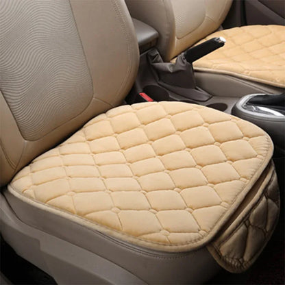 Winter Plush Car Seat Covers - Universal Warm Anti-Slip Front & Rear Seat Protectors