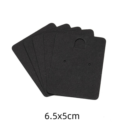 50pcs Earring Display Cards — Cardboard Jewelry Holder for DIY, Small Business, Organizer & Packaging Supplies