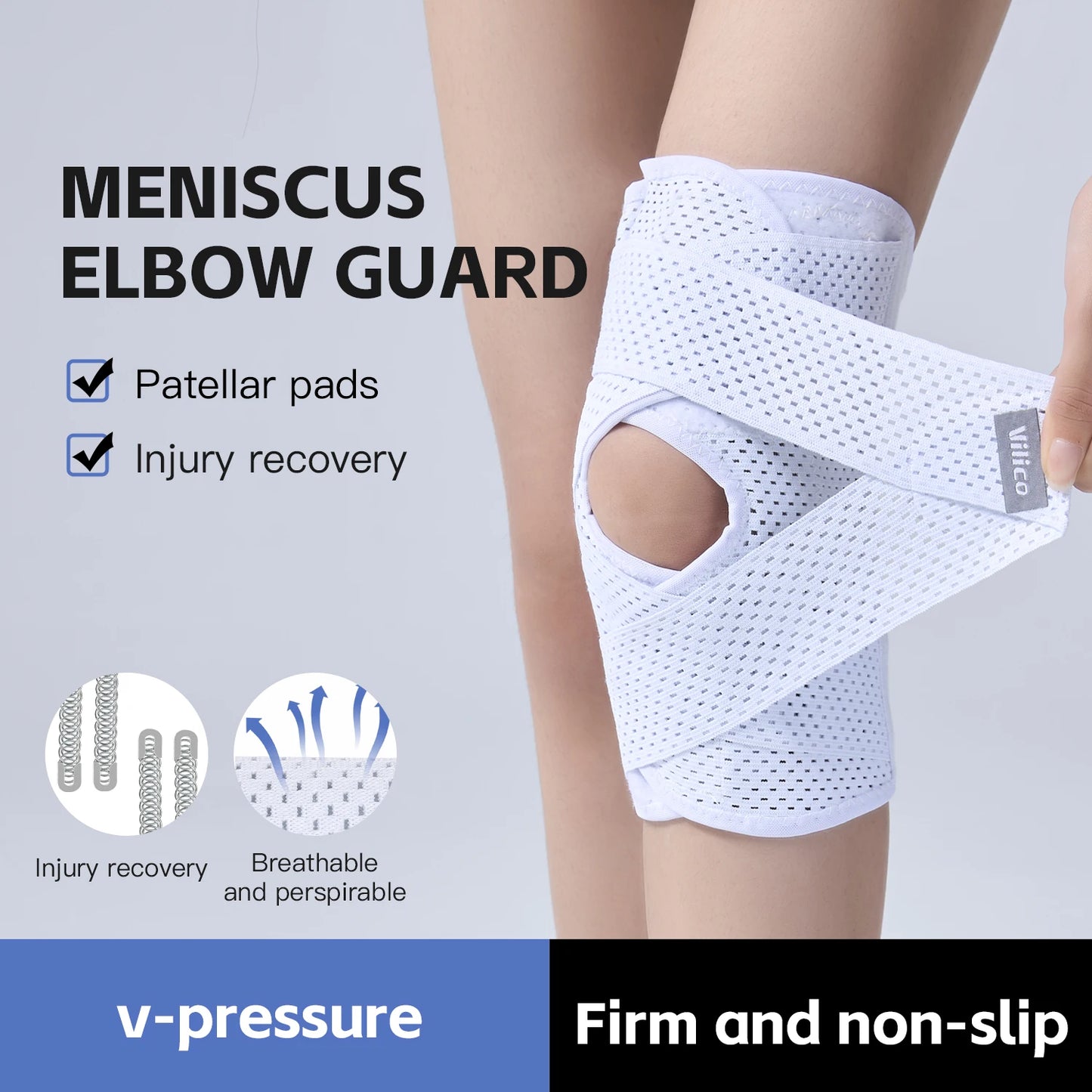 Unisex Sports Knee Pads - Lightweight Breathable Supports for Basketball, Running & Hiking