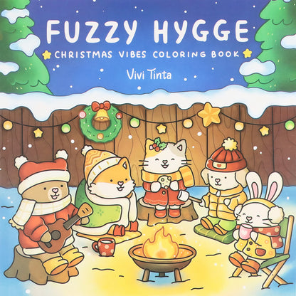 Coloring Books for Adults and Teens, Cute Puppies Cartoon Designs for Relaxation, Cozy Hygge Moment Coloring Fun