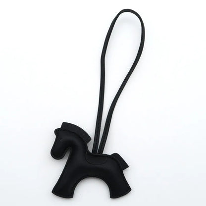 Fashion Horse Keychain - PU Leather Horse Charm for Car Keys, Handbags & Gifts